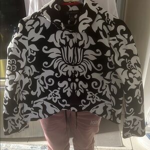 INC International Concepts Black and White Jacket